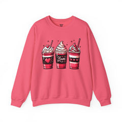 Woman's Coffee Valentine - Unisex Heavy Blend™ Crewneck Sweatshirt