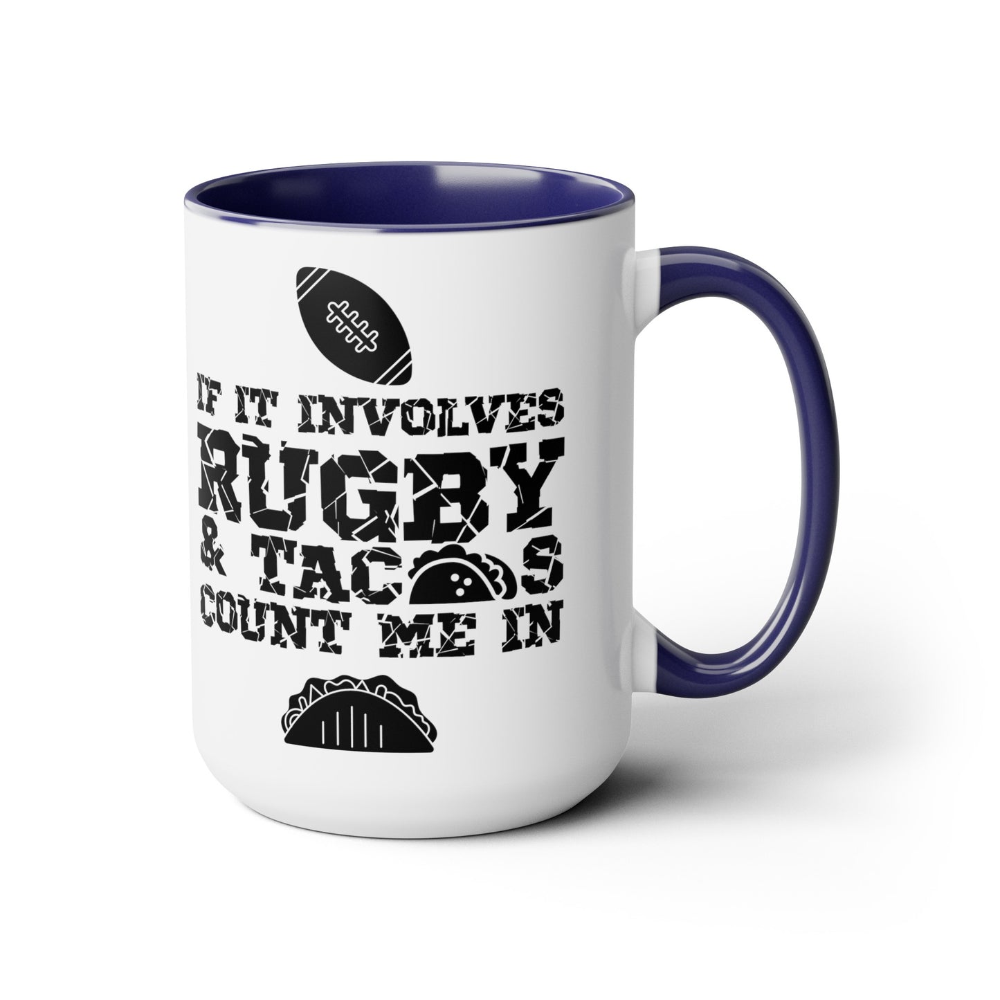 Funny RUGBY Ceramic 15oz Mug