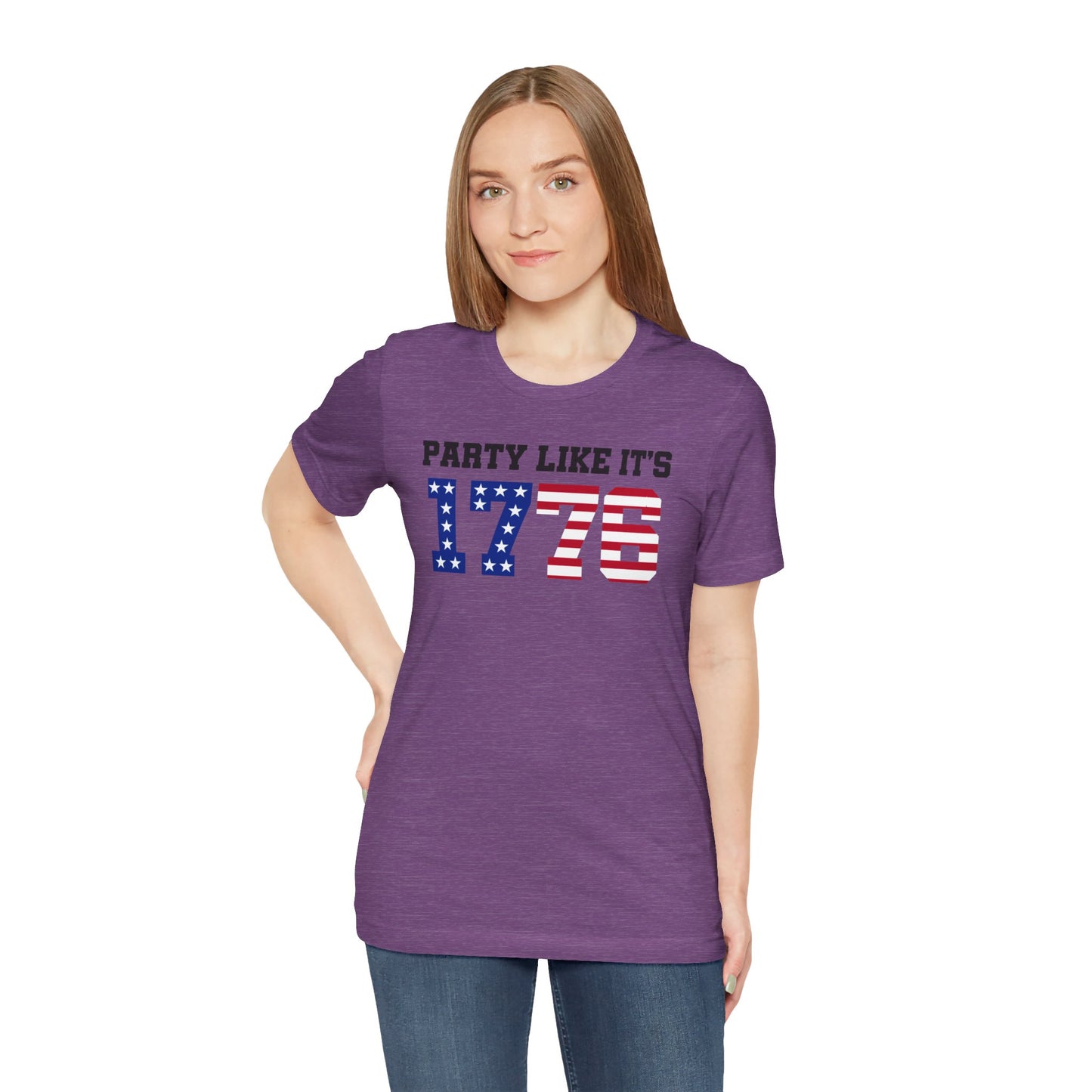 Party Like Its 1776, Graphic Unisex Jersey Short Sleeve Tee