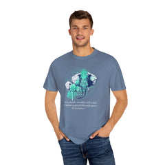 Elephant Portrait of Wrinkles - Unisex Garment-Dyed T-shirt