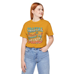 Coastal State of Mind Tee — Retro Beach Graphic T-Shirt