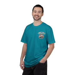 Wyoming Funny Roadtrip T-Shirt — "Three Things You Don’t Do in Wyoming" Adventure Tee