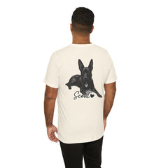 Dog Dad T-Shirt — Personalized Your Dog Image  Tee (Custom Name)