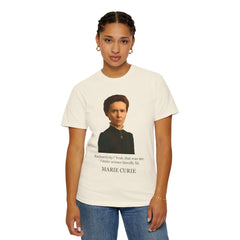 Marie Curie Portrait T‑Shirt — "I Make Science Literally Lit" Science Tee