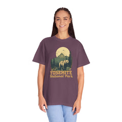 Yosemite National Park Graphic, Comfort Colors Soft Relaxed Fit Unisex Garment-Dyed T-shirt