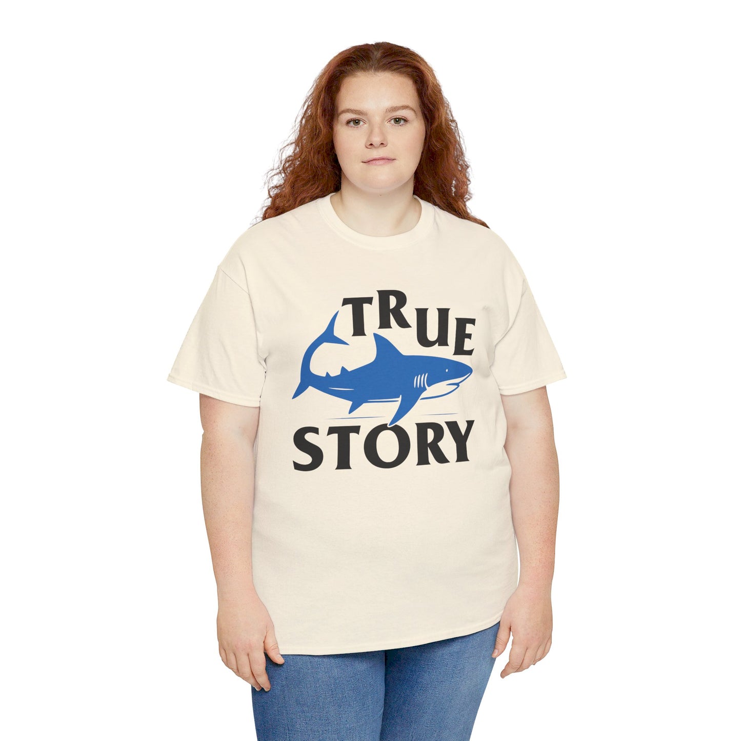 Amputee Humor Shark Attack  - Unisex Heavy Cotton Tee