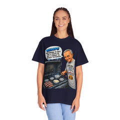 Grill Master Grandpa Funny BBQ T-Shirt — "Whoops! Pretending to Grill for a Photo" Graphic Tee