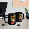 Funny Quote Ceramic Mug (11oz, 15oz) - Conspiracy Theorist Pronouns Are Told /You/ So