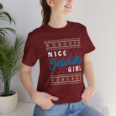 NICE JEWISH GIRL - Unisex Jersey Short Sleeve Tee