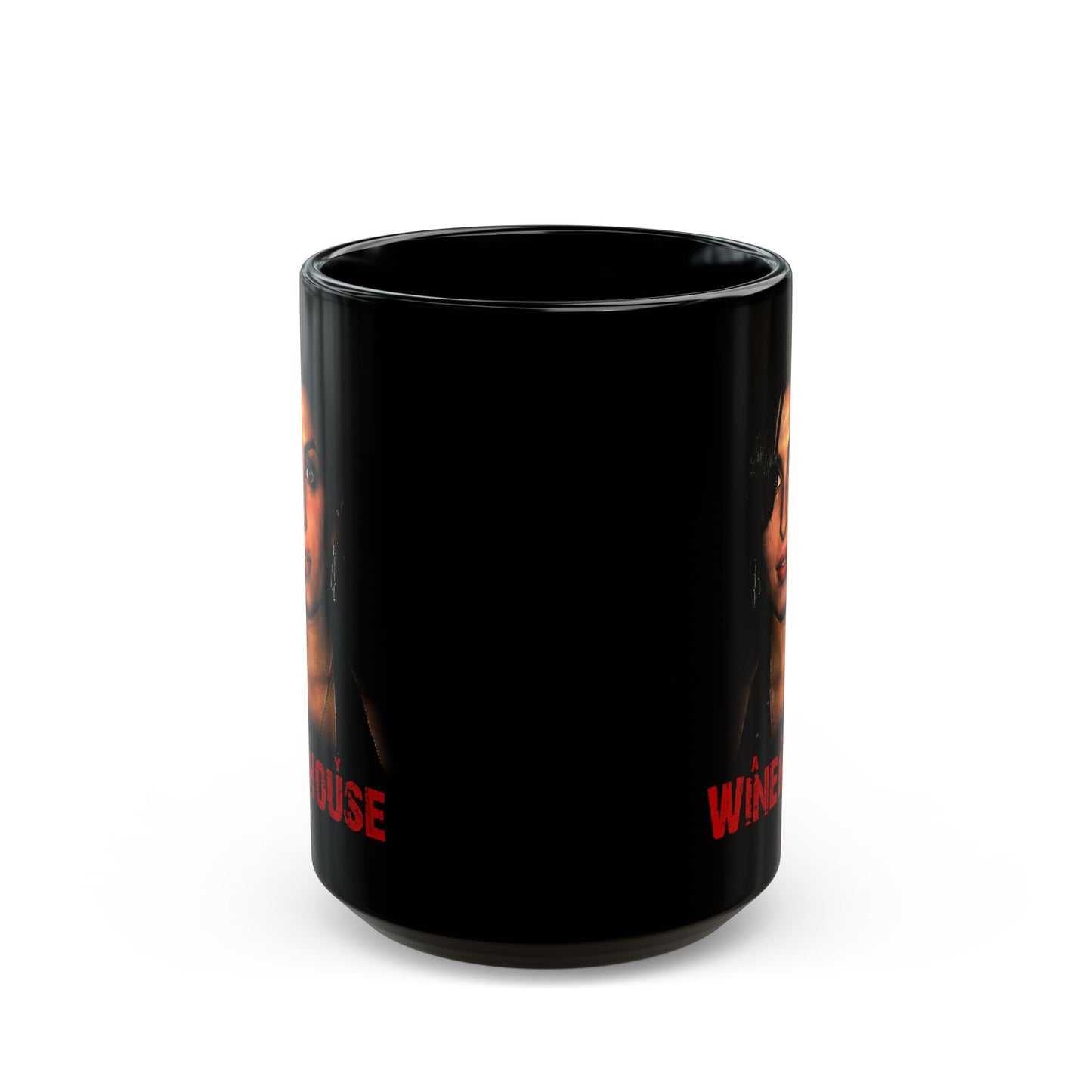 AMY WINEHOUSE Graphic - Black Mug (11oz, 15oz)