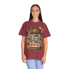 All Animals Are Pettable T-Shirt – Funny Animal Lover Wildlife Design