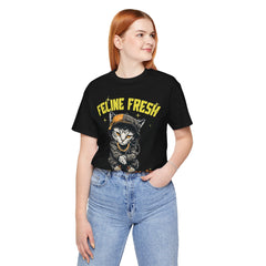 Funny Feline Fresh Hip Hop Style - Graphic Tee