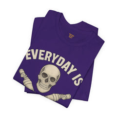 Fitness Tee | Leg Amputee Funny Skull, Everyday Leg Day Gym Shirt, Workout Top