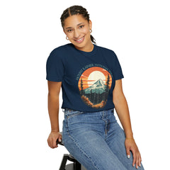 Mount Rainier National Park Graphic, Comfort Colors Soft Relaxed Fit Unisex Garment-Dyed T-shirt