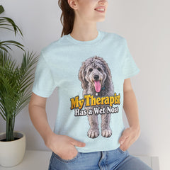 My Therapist Has A Wet Nose Personalized with your dog(s) image T-Shirt