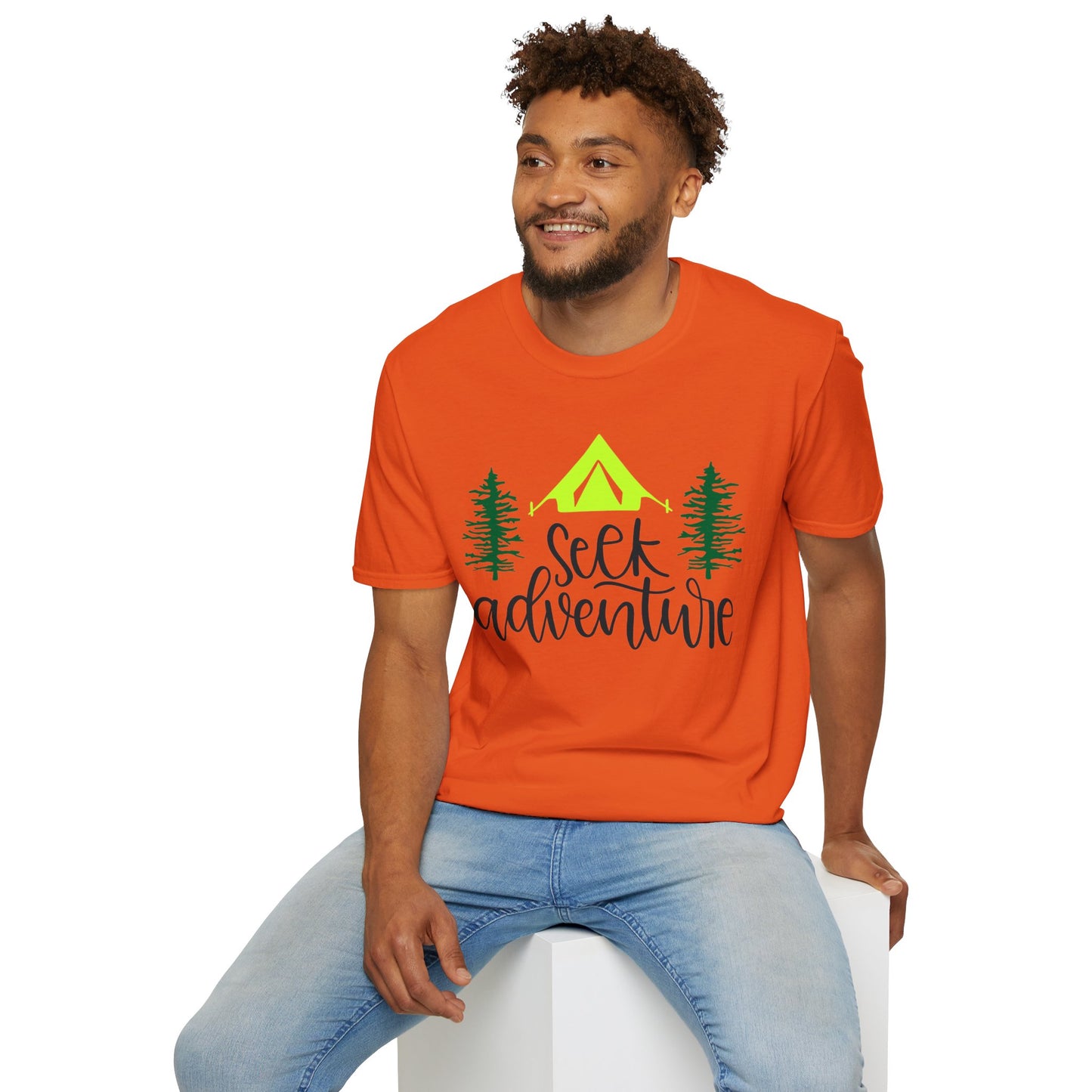 Seek Adventure Unisex Softstyle T-Shirt