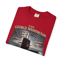 USS George Washington SSBN 598 Submarine T-Shirt with a quote from its namesake