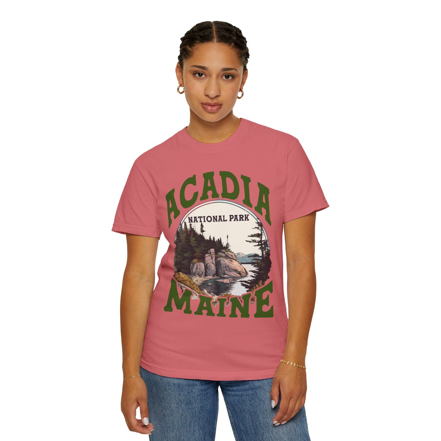 Arcadia National Park, Comfort Colors Soft Relaxed Fit Unisex Garment-Dyed T-shirt