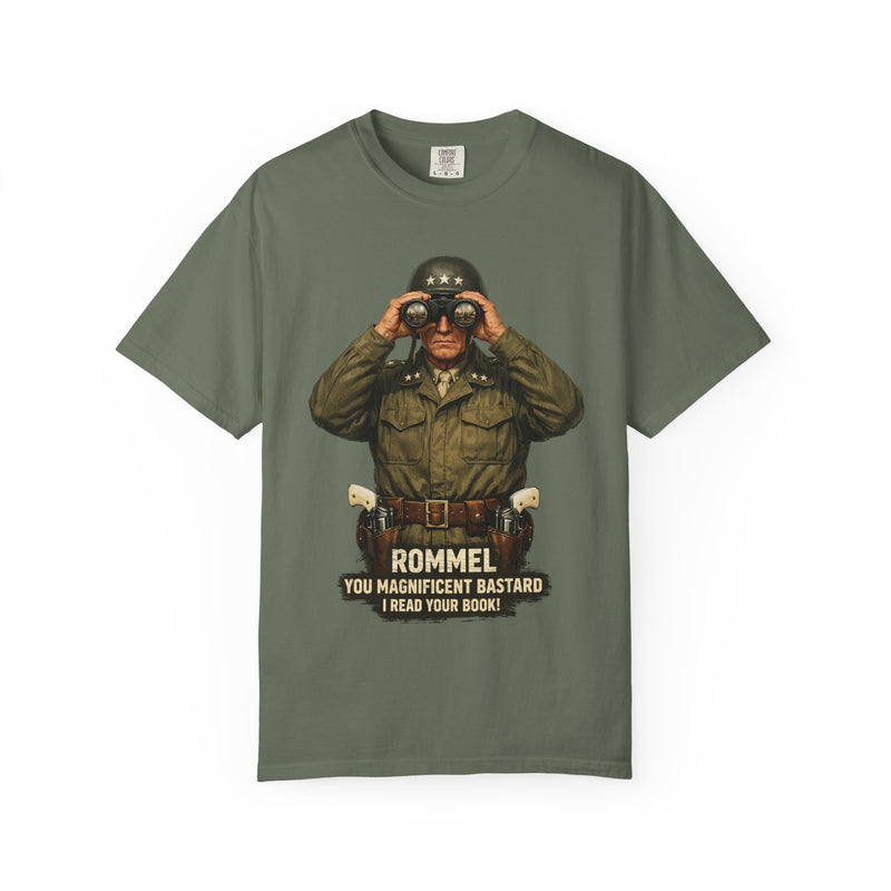 Graphic T-Shirt — Vintage WWII General George Patton Binoculars Design with 
