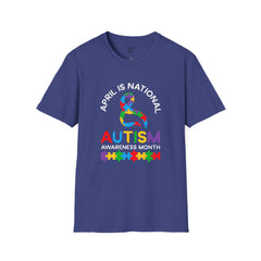 Autism awareness tee, softstyle, unisex autism shirt, short sleeve autism tee, shirt for autism, support autism shirt, gift for autistic kid