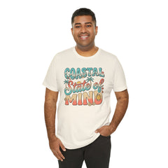 Coastal State of Mind Tee — Retro Beach Graphic T-Shirt