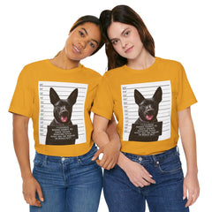 K9 Mugshot Personalized with your Dog T-Shirt