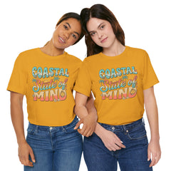 Coastal State of Mind Tee — Retro Beach Graphic T-Shirt