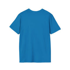 Pop Art Gal T-Shirt featuring Blue Hair and Red Lips Unisex Soft Style Shirt