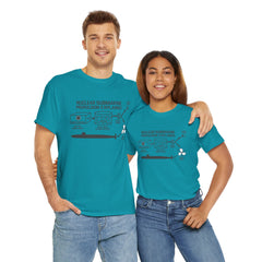 Nuclear Submarine Propulsion Explained Tee, Science Shirt, Geeky Gift, Educational Apparel, STEM Fashion, Nerdy T-Shirt