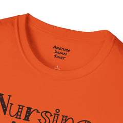 Nursing Is A Work Of Heart - Unisex Softstyle T-Shirt | Nurse Awareness,Medical Wear,Gift For Him,Scrubs Lover,Hospital Staff,Gift For Her,