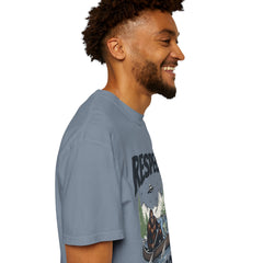 Bigfoot and Alien Outdoor Canoe Adventure - Respect The Locals T-Shirt