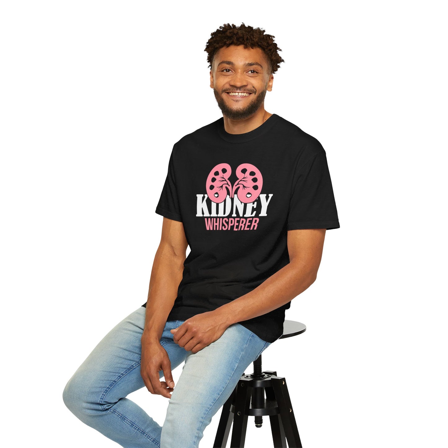 Kidney Whisperer Graphic Unisex Garment-Dyed T-shirt