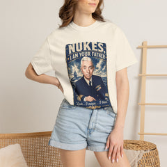 Nukes I Am Your Father Vintage United States Navy Nuclear Power Submarine Graphic T-Shirt