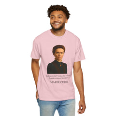 Marie Curie Portrait T‑Shirt — "I Make Science Literally Lit" Science Tee