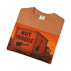 Not Fragile Unisex Garment-Dyed T-Shirt -BTO Inspired Vintage Guitar Graphic Tee