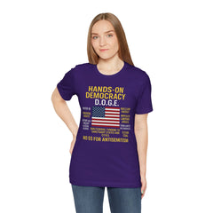Hands-On Democracy Graphic Tee - Unisex