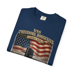 USS Theodore Roosevelt SSBN-600 T-Shirt – "Speak Softly and Carry a Big Stick" Patriotic Submarine Tee