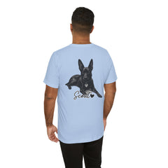 Dog Dad T-Shirt — Personalized Your Dog Image  Tee (Custom Name)