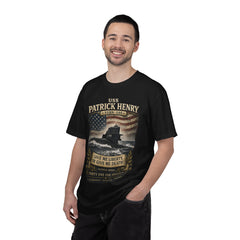 USS Patrick Henry SSBN 599 Submarine T-Shirt with a quote from its namesake