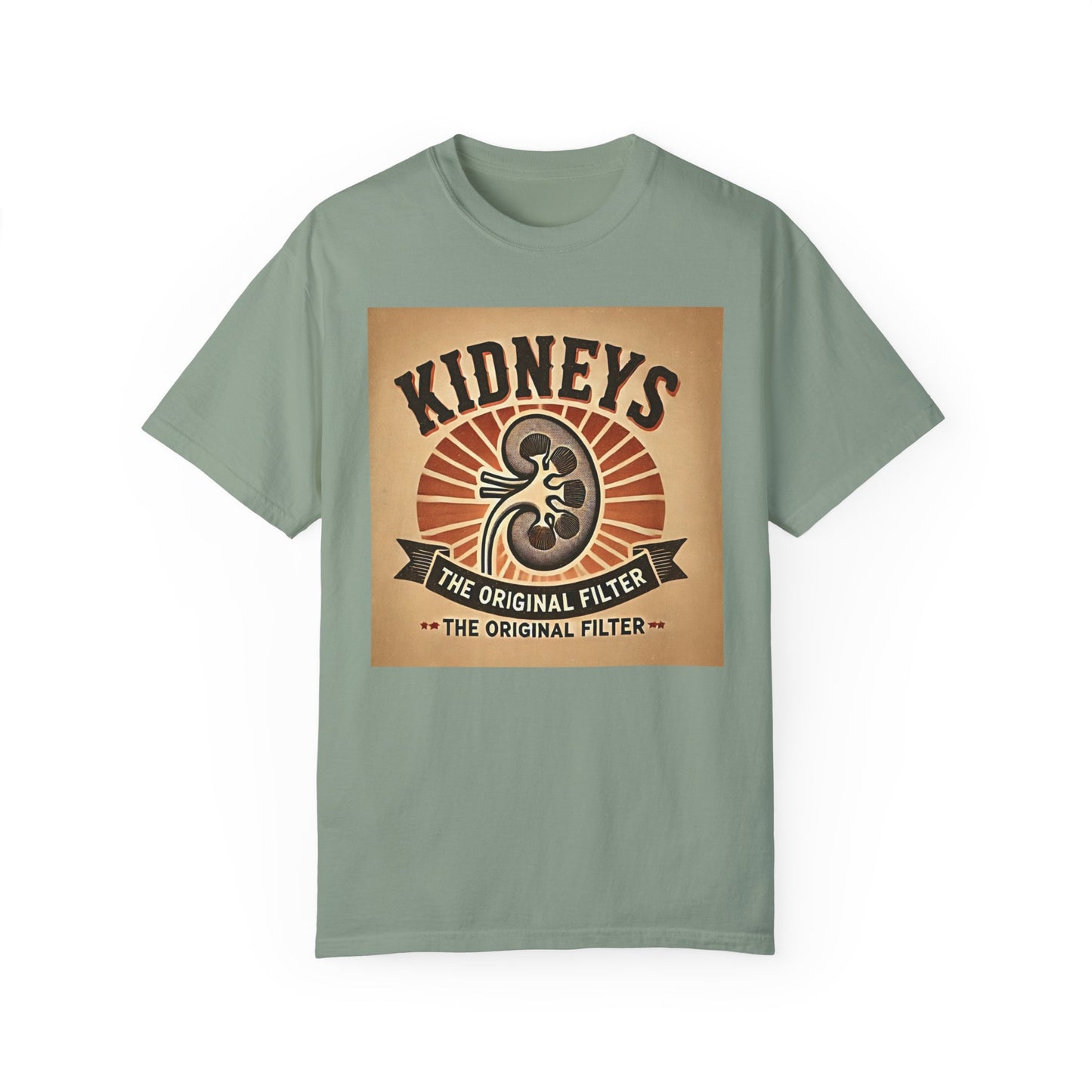 Kidneys The Original Filter, Graphic Unisex Garment-Dyed T-shirt