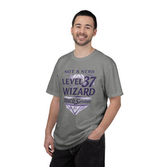 Level 37 Wizard T-Shirt — "Not a Nerd" THAC0 Survivor D&D Gamer Tee