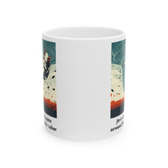 Life Is A Tornado and I am Just A Cow Being Spun Around For Cinematic Value - Ceramic Mug 11oz / 15oz / Humor / Farm Fun mug / Twister