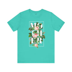 Floral Tee - Unisex Jersey Short Sleeve Tee - Mother In The Flowers, Positive Vibes