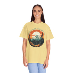 Mount Rainier National Park Graphic, Comfort Colors Soft Relaxed Fit Unisex Garment-Dyed T-shirt