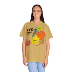 NYC Sitcoms Tour Comfort Colors T-shirt - Unisex Garment-Dyed