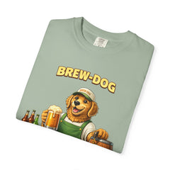 Golden Retriever Brewer Beer T-Shirt — Cute Brew-Dog Graphic Tee