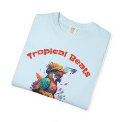 Tropical Beats Graphic T-Shirt — Feathery Feats Design