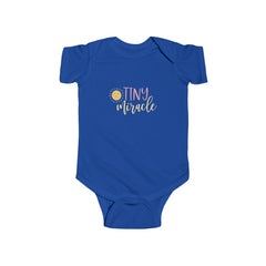 TINY MIRACLE Infant Bodysuit - Cute Crown Design for Newborns