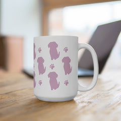 Golden Retriever Ceramic Mug, (11oz, 15oz)