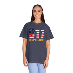 Vintage 911 Dispatcher Garment Dyed T-Shirt